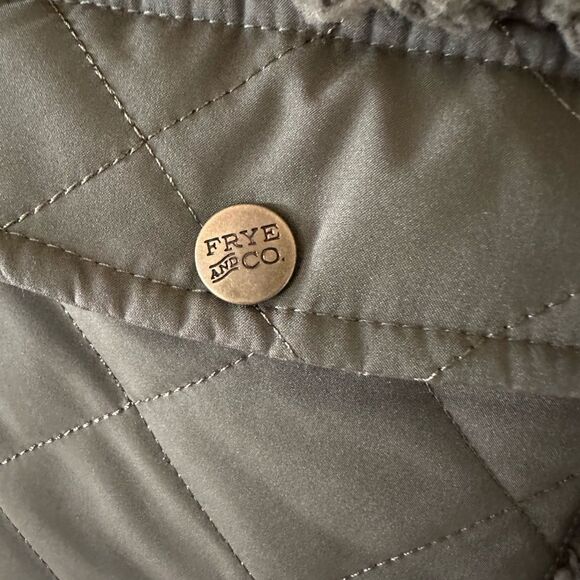 Frye and Co Sherpa Lightweight Bomber Jacket Green Size XS - Picture 5 of 8